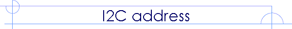 I2C address